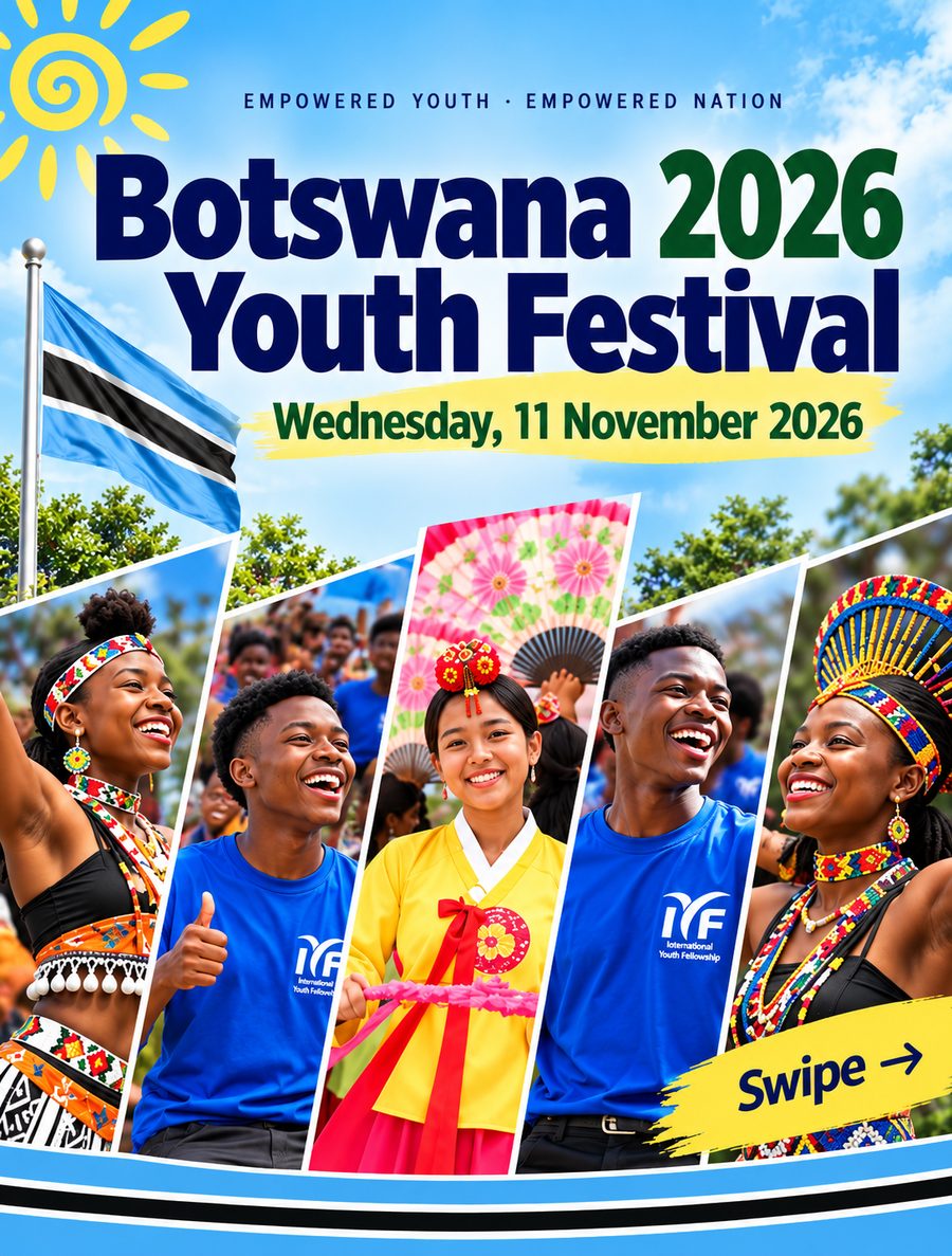 Botswana 2026 Youth Festival, Wednesday 11 November 2026