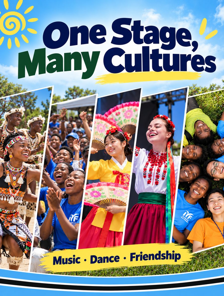 One stage, many cultures: music, dance and friendship